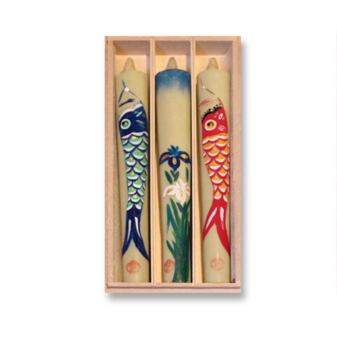 Shimbaru Japanese Candle Emarket Candles No. 10 3 Set │ 4 Type