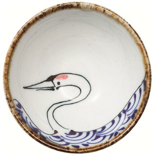 鶴の平盃の上面